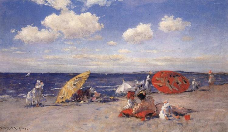 William Merrit Chase At the Seaside